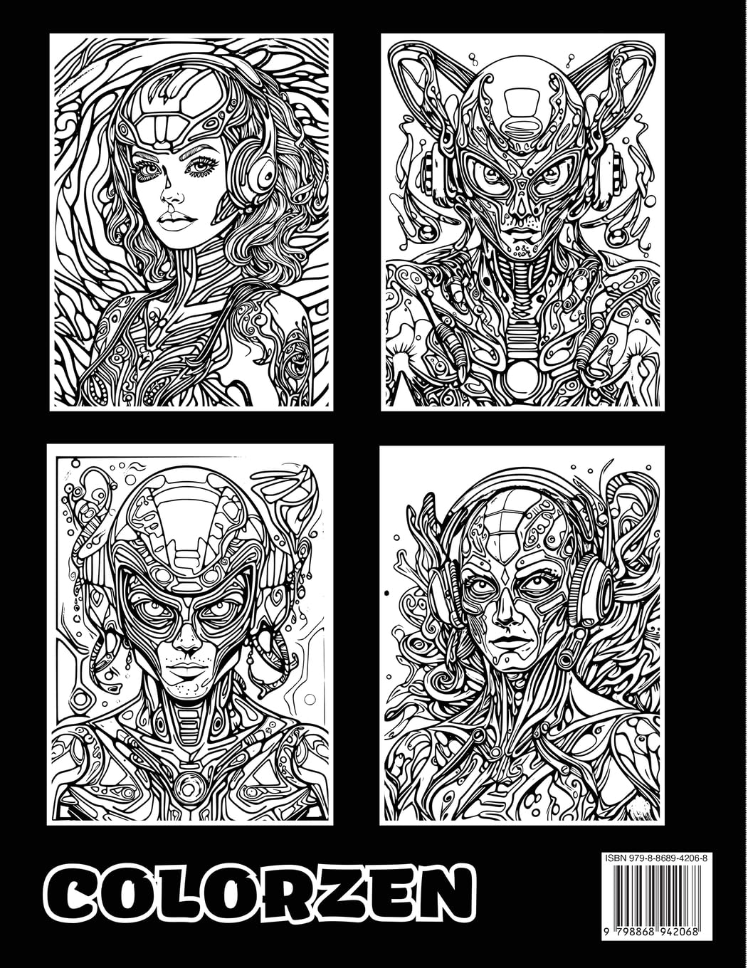 Alien Encounters: A Coloring Book of Extraterrestrial Humans
