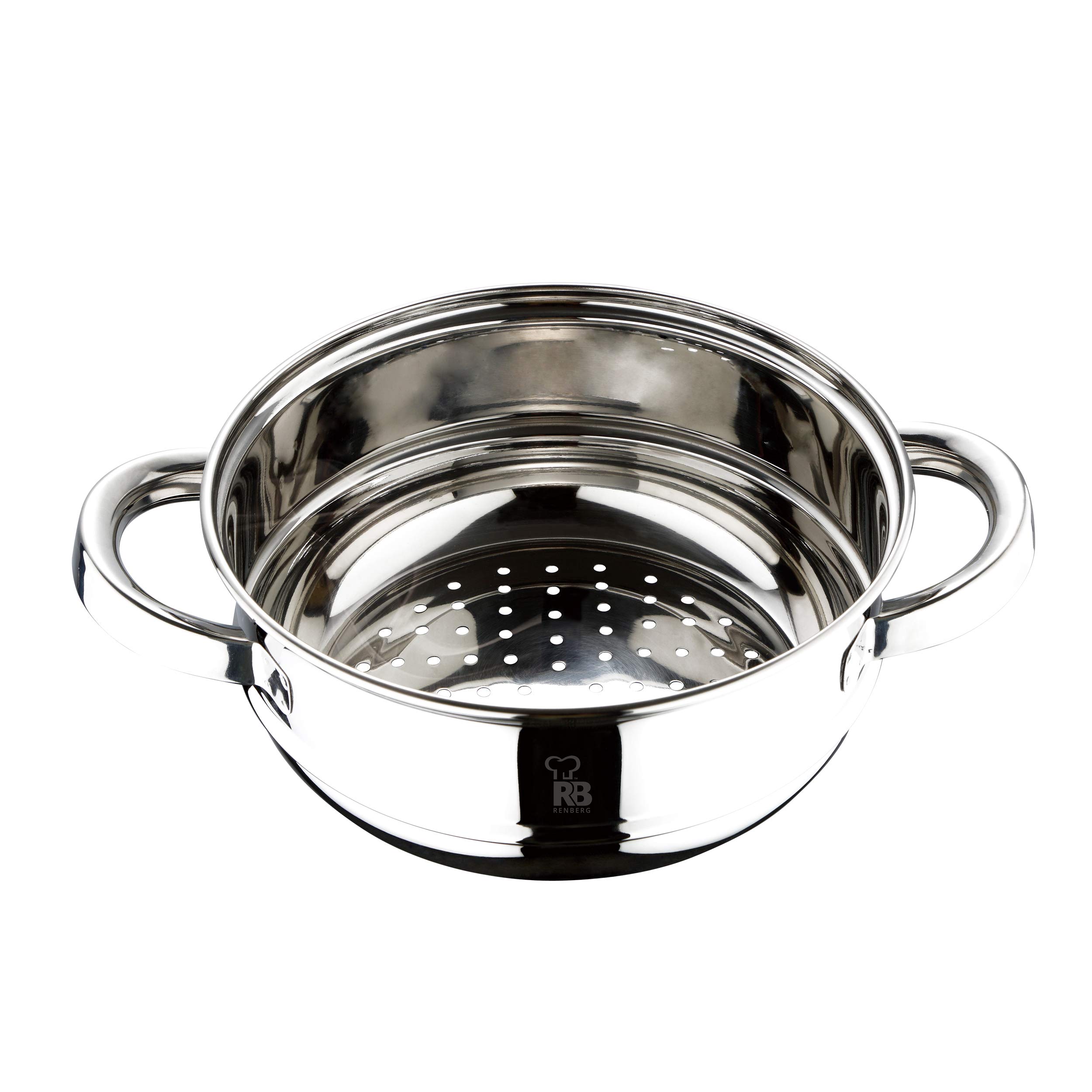 Renberg Q3696 VAPORERA 18X7.5CM ACER.INOX RB Electric Steamers for The Kitchen, Connections