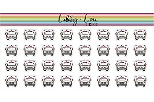 Handy Ambulance Planner Sticker: Organization Made Easy