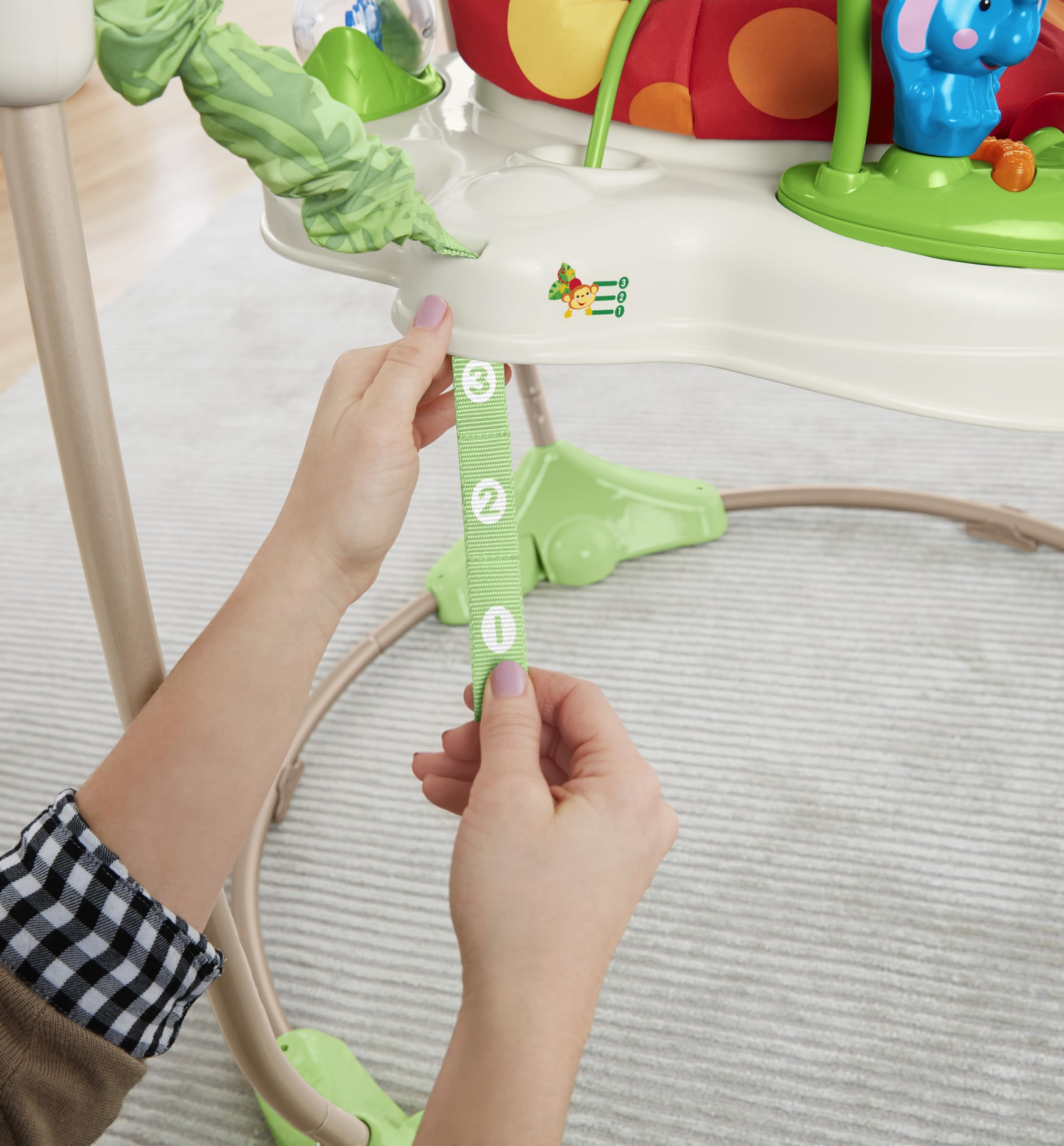 Fisher-Price Saltador Animalito de la Selva con Luces y Sonidos para bebé Mayor a 1 año