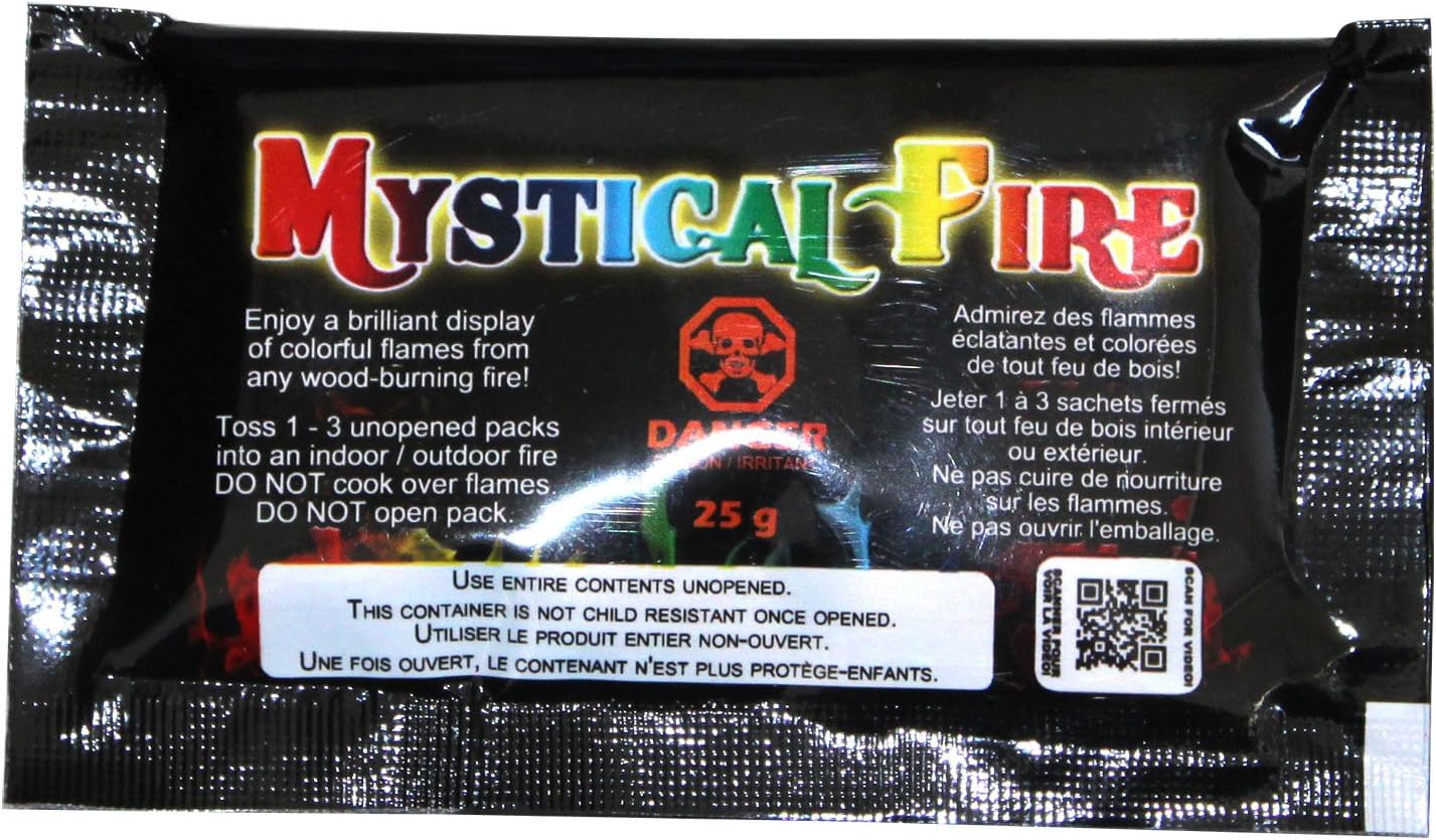 1 X Mystical Fire Campfire Fireplace Colorant Packets (3 Pack)