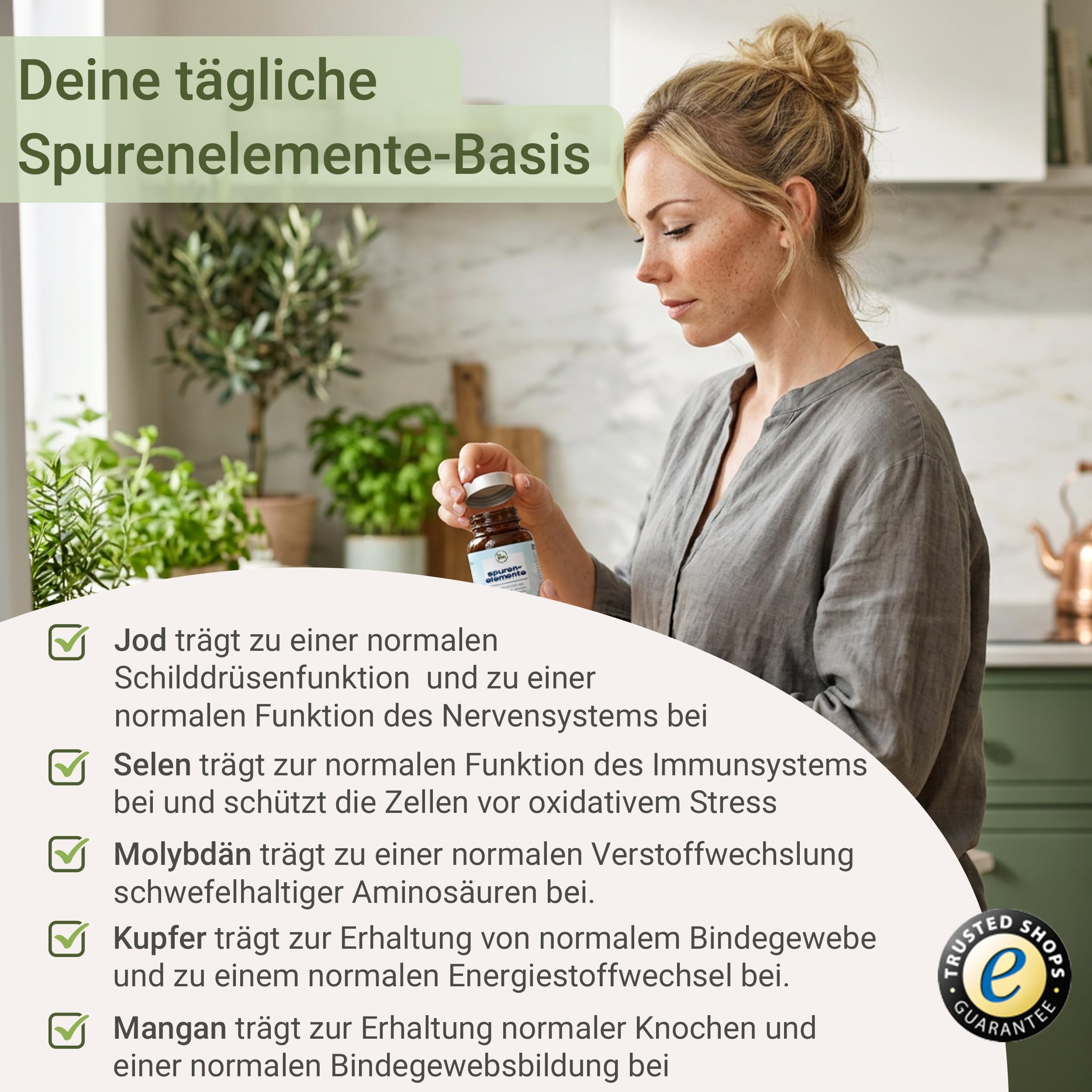 for you spurenelemente komplex 2x60 Kapseln Doppelpack - Multimineral mit Mineralien, Spurenelementen & natürlichem Vitamin C - vegan, hochdosiert - Für Energie, Stoffwechsel & Bindegewebe*