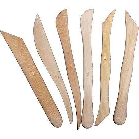 Kit D'outils Poterie Kemper PTK – 8 Pièces Bois – Neuf