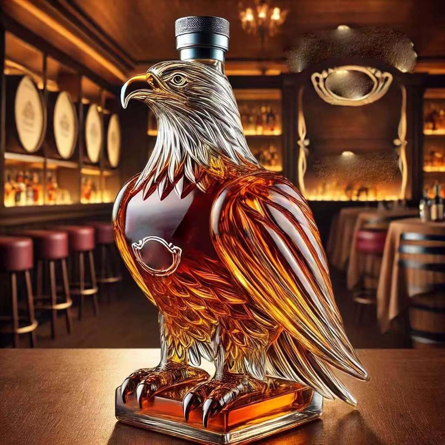 Eagle Whiskey Bottle, Jack Daniels Eagle Bottle, Eagle Whiskey