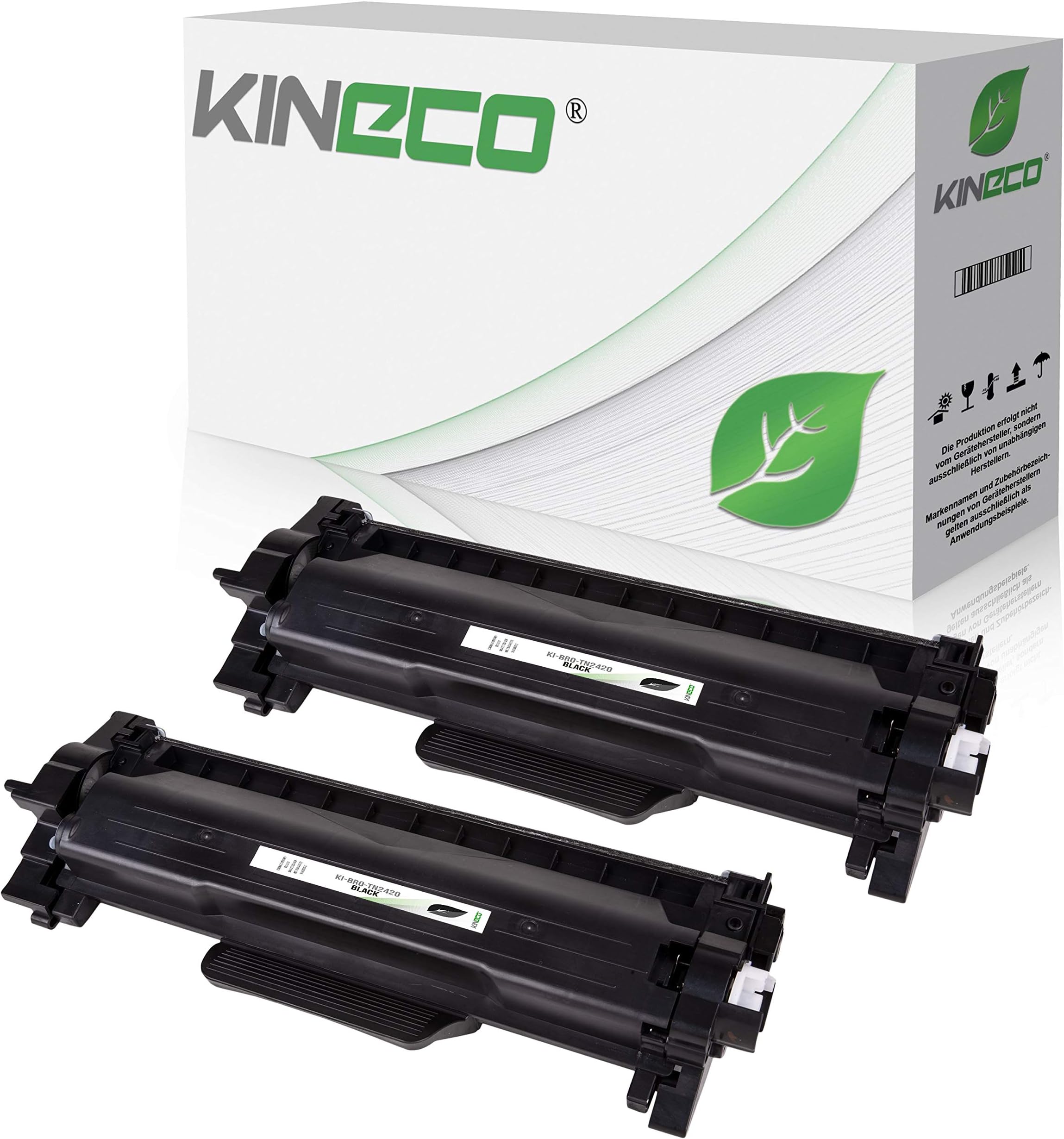 2 TONER BROTHER TN-2420 Nero 2x3000PP X HL-L2310/2350/2370/2375 DCP-L2550/2510 MFC-L2710/2750/2730 - Foto 2