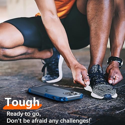 Miniatura 28 de Red2Fire Funda magnética fuerte para iPhone 12 Pro Max [compatible con MagSafe] con 2 unidades [protector de pantalla de vidrio templado] Funda