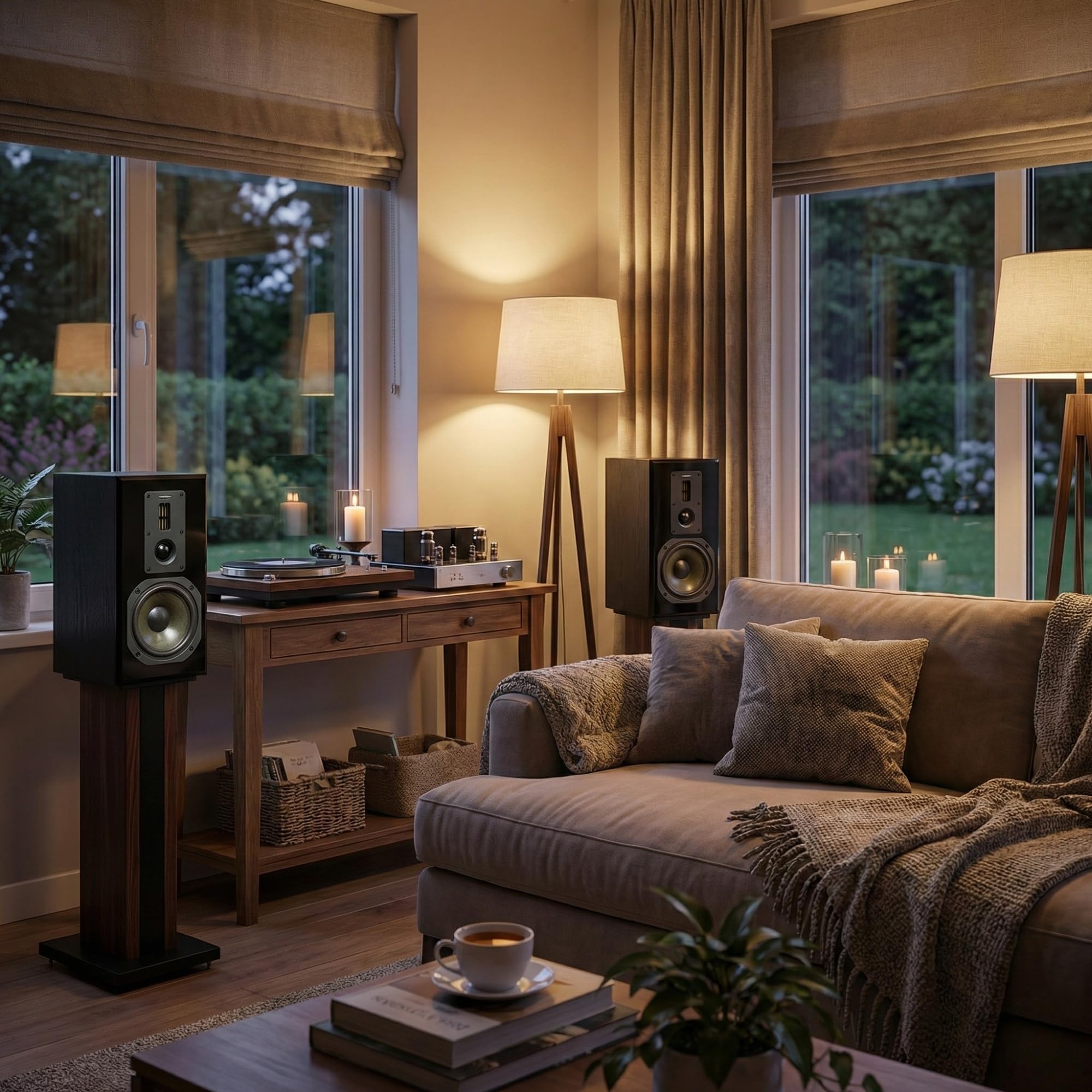 Dynavoice Definition DM-6 II Noir – Enceintes Bibliothèque HiFi Passives 6,5 Pouces Kevlar, 2 Tweeters Ribbon + Soft Dome, Système X-Change, 35-32.000 Hz, 120W, 6 Ohms – Paire.