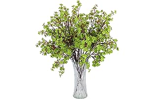 10-Piece Faux Babys Breath Flower Stems for Spring Decoration