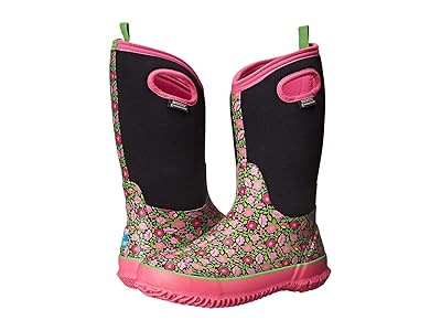 Bogs Kids Classic Sweet Pea (Toddler/Little Kid/Big Kid) Girls Shoes Black : 7 Toddler M, Neoprene/Rubber