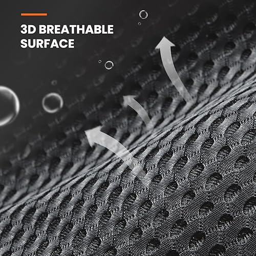 Miniatura 5 de ErGear Reposapiés para debajo del escritorio en el trabajo – Reposapiés ajustable con funda transpirable lavable, reposapiés ergonómico de espuma