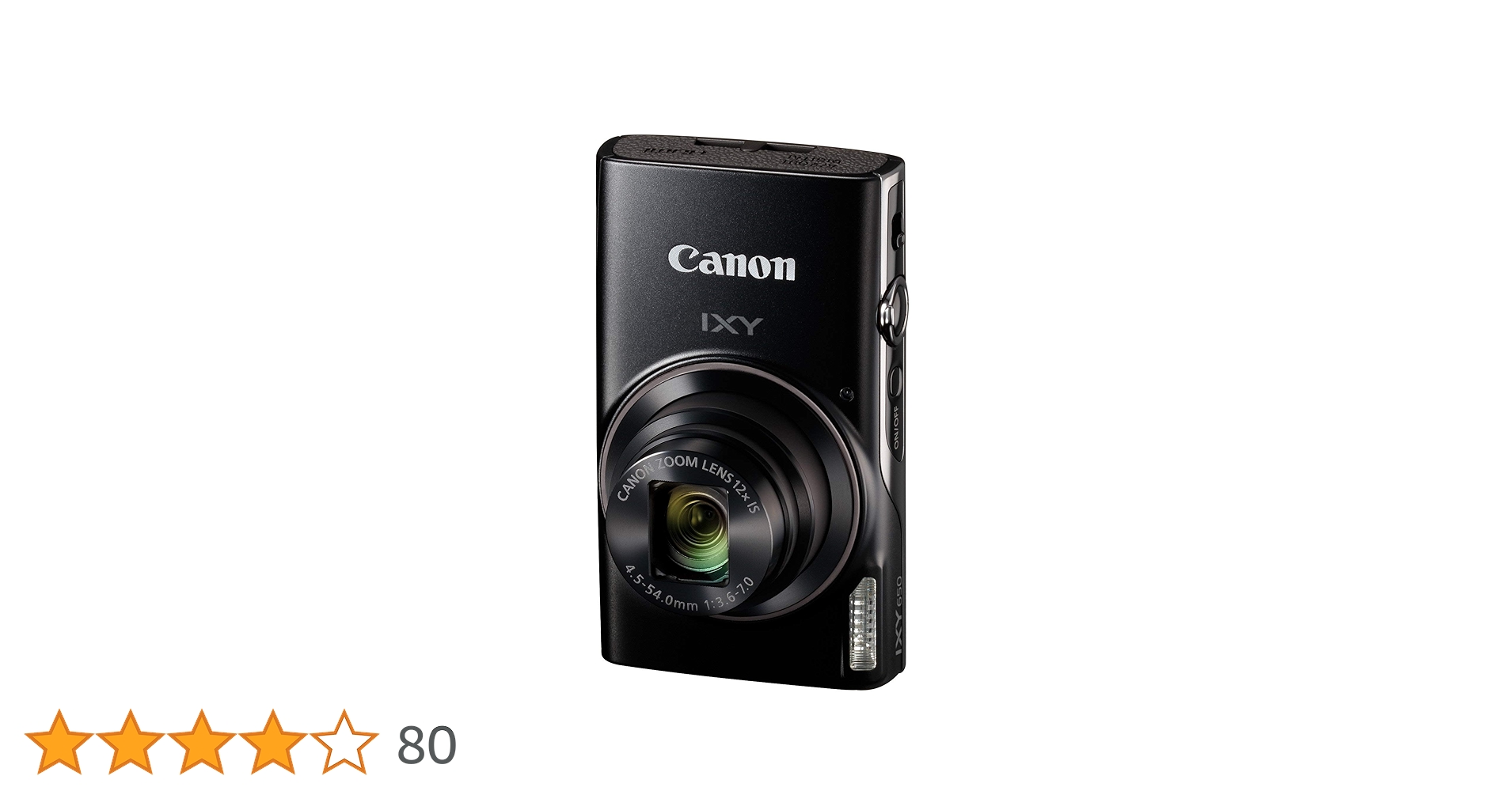 Amazon | Canon コンパクトデジタルカメラ IXY 650 ブラック 光学12倍