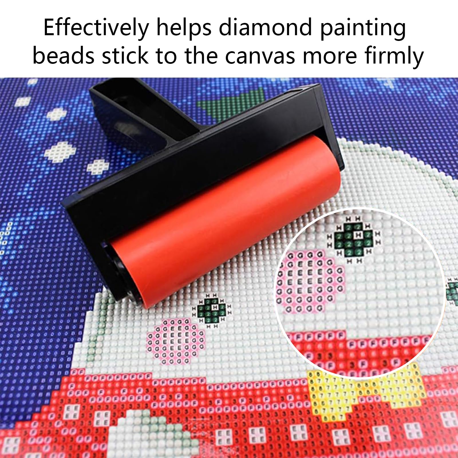 PartyKindom 2 Stück Diamond Art Roller - Für Gleichmäßiges Auftragen Von Kleber & Farbe