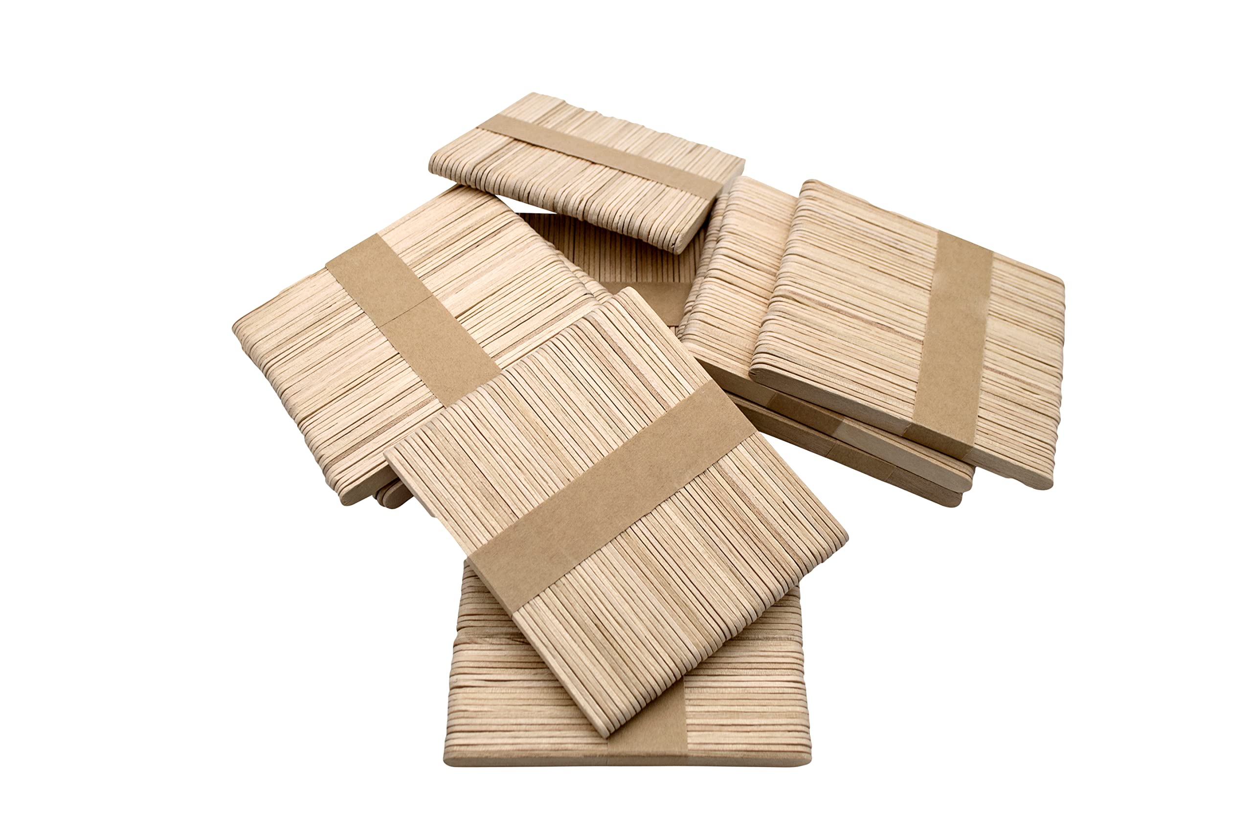 Wood Craft | Lollipop Sticks | Wooden Popsicle Sticks | Natural | Pack of 1000 Sticks