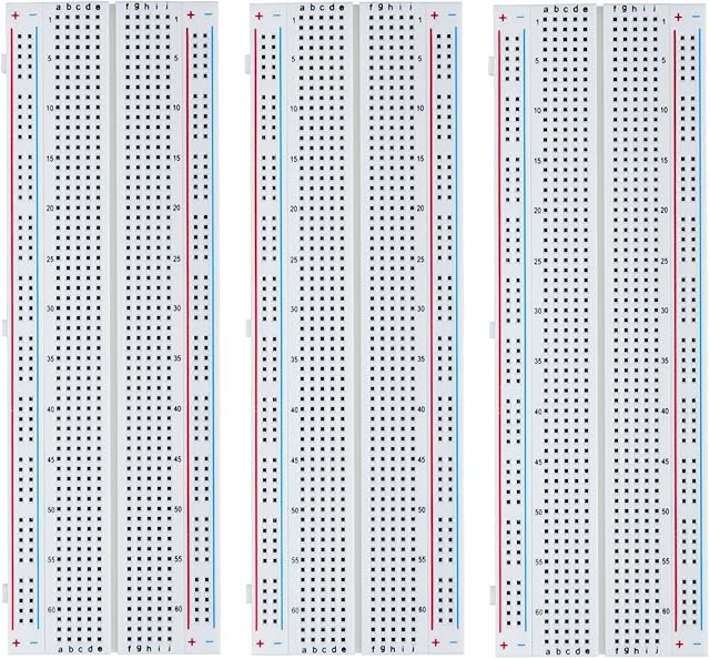ELEGOO 3 Breadboard 830 Pin Solderless prototype PCB Board Kit do Arduino Proto Shield Distribution bloki łączące