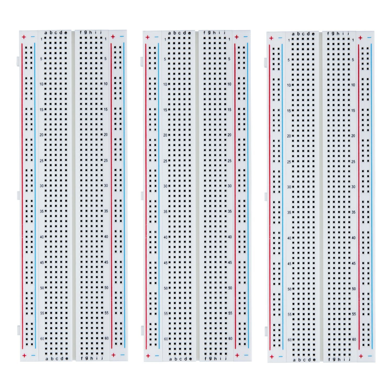 ELEGOO 3 Breadboard 830 Pin Solderless prototype PCB Board Kit do Arduino Proto Shield Distribution bloki łączące