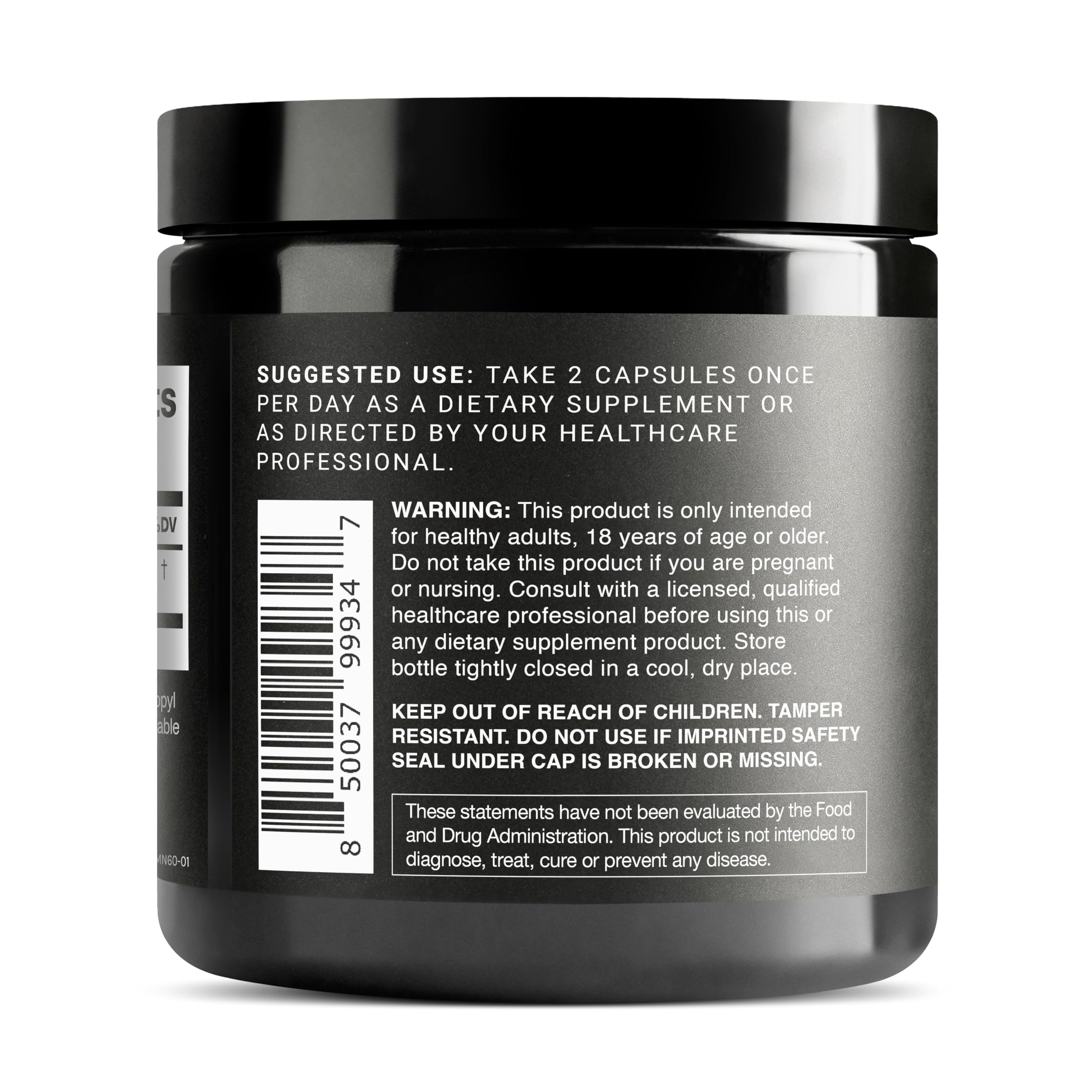 Toniiq NMN Supplement 1200mg - Third Party Tested Stabilized Capsules - 98% Highly Purified for NAD + - 60 Capsules Nicotinamide Mononucleotide Booster Supplement