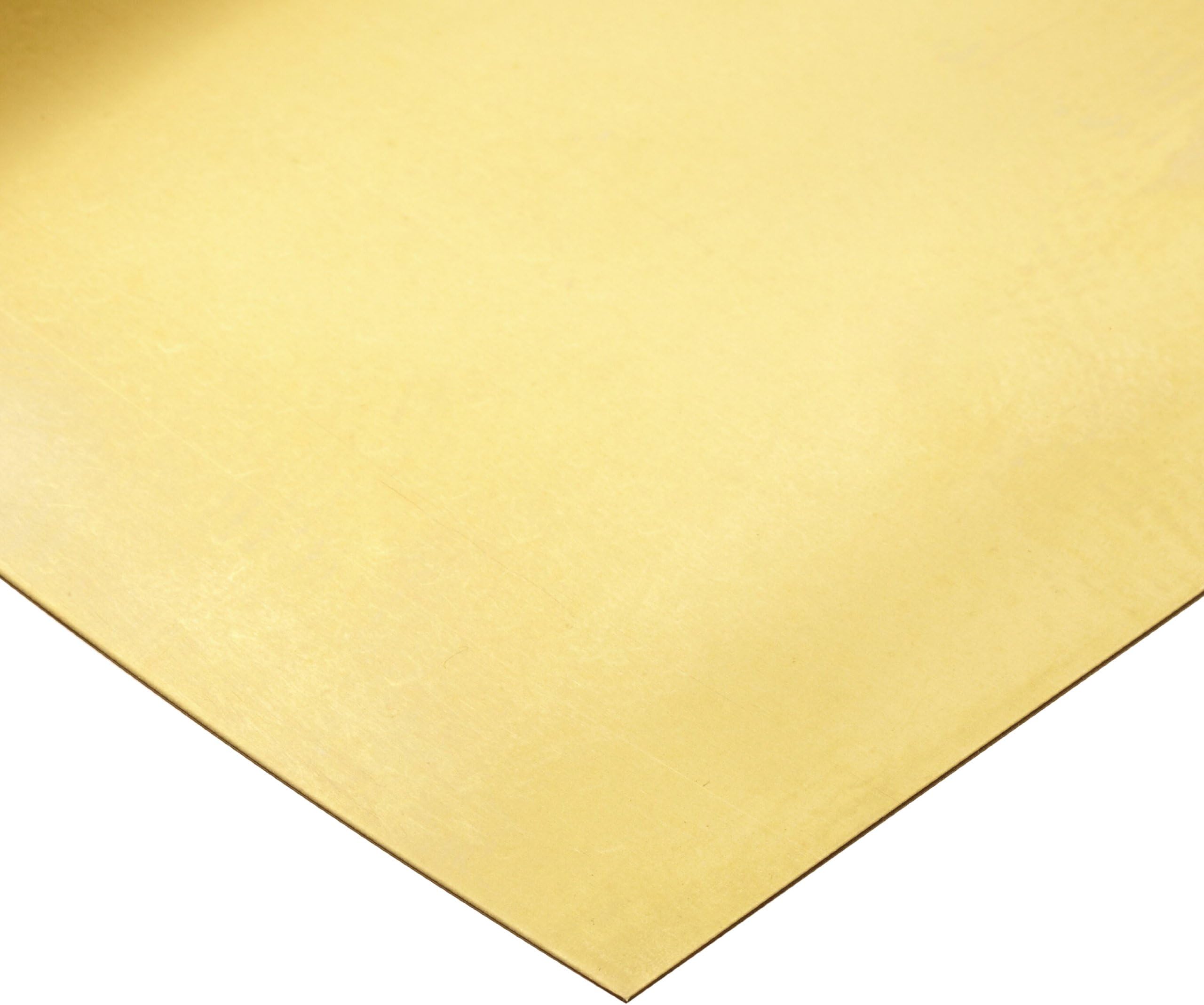 Precision Brand 0.002" Thick 6" x 100" Brass Shim Stock Roll