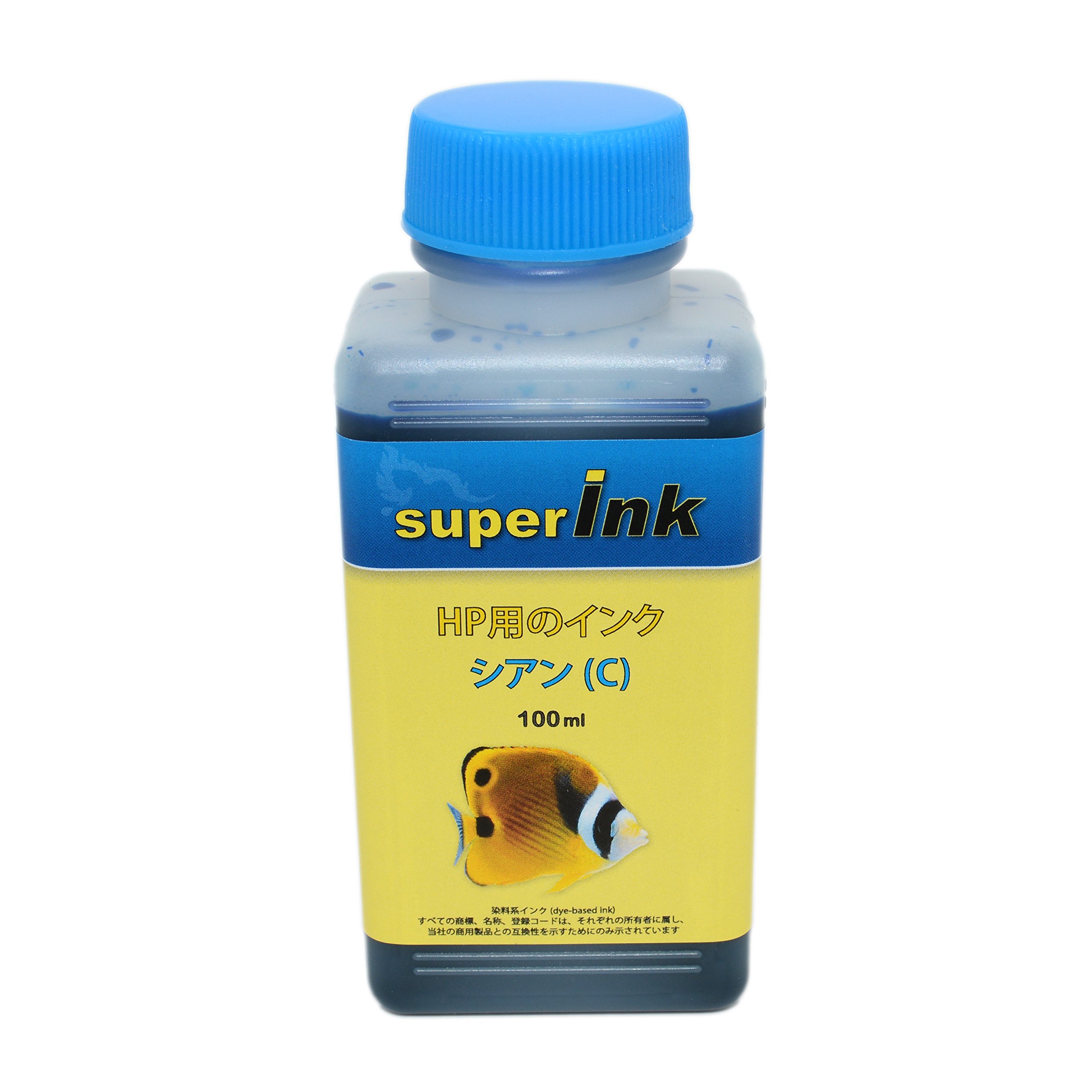 Amazon.co.jp: HP用 シアン （染料） 詰め替え 互換インク