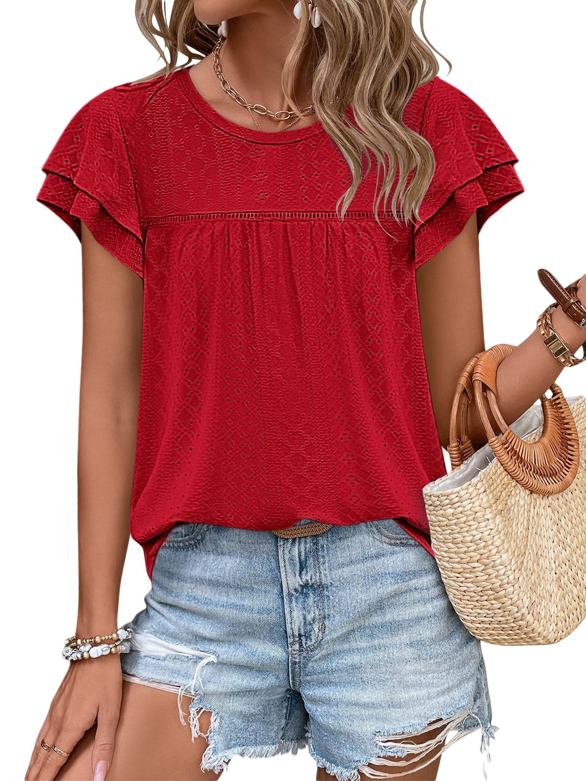 Blusas de verano Zwurew B0CX94QGRM