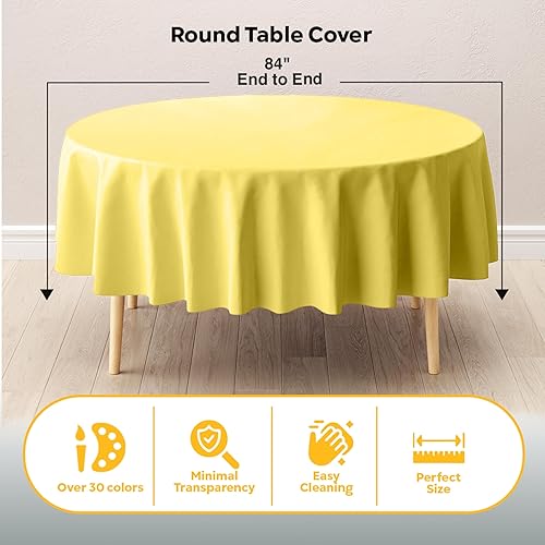 Miniatura 9 de Exquisite The Case - Manteles de lavanda para mesas rectangulares a granel, paquete de 48 manteles desechables de plástico lavanda de 54 x 108