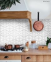 Vista 2 de Amalfi - Adhesivos para azulejos de vinilo autoadhesivo para cocina y baño, resistente al agua y removibles, para azulejos de cocina y baño