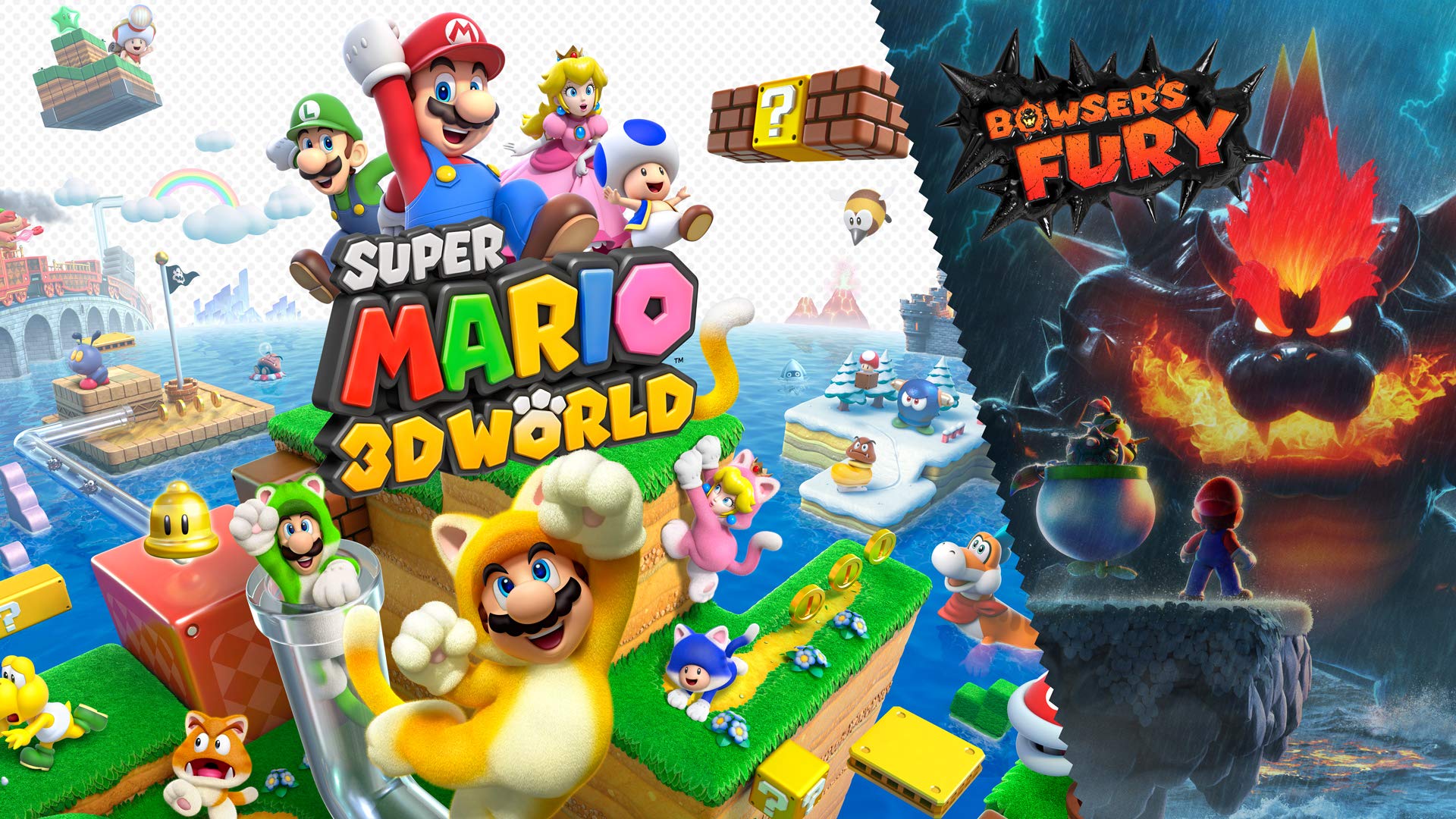 - Super Mario 3D World + Bowser’s Fury - Nintendo Switch [Digital Code]