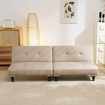 ベージュ　布製 2人掛けソファ　ソファベッド 楽天市場】[本日20時〜P5倍] ソファーベッド ソファベッド 2人