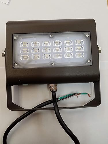 Miniatura 5 de Morris Productos Luz de inundación LED de pantalla plana, Montaje de soporte - Diseño de perfil bajo, Carcasa de aluminio fundido a presión de