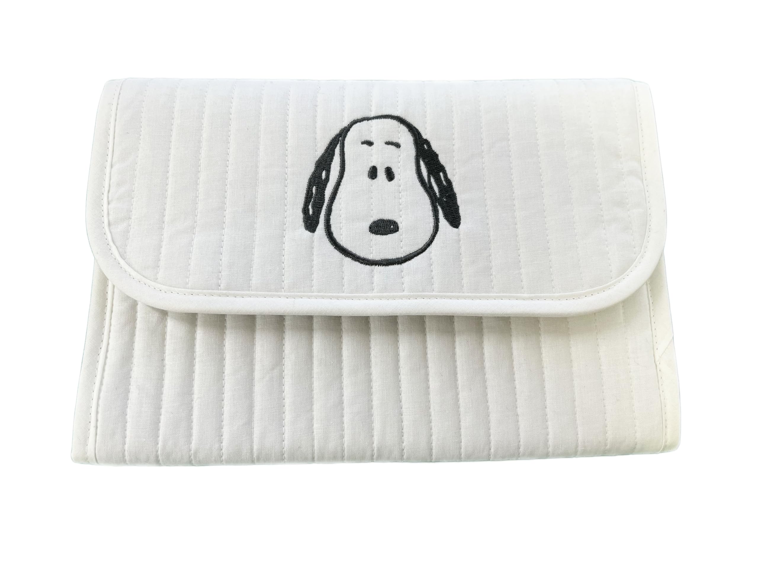 スヌーピーママ PEANUTS スヌーピー75 マルチマット 約38×38cm レッド/ブルー