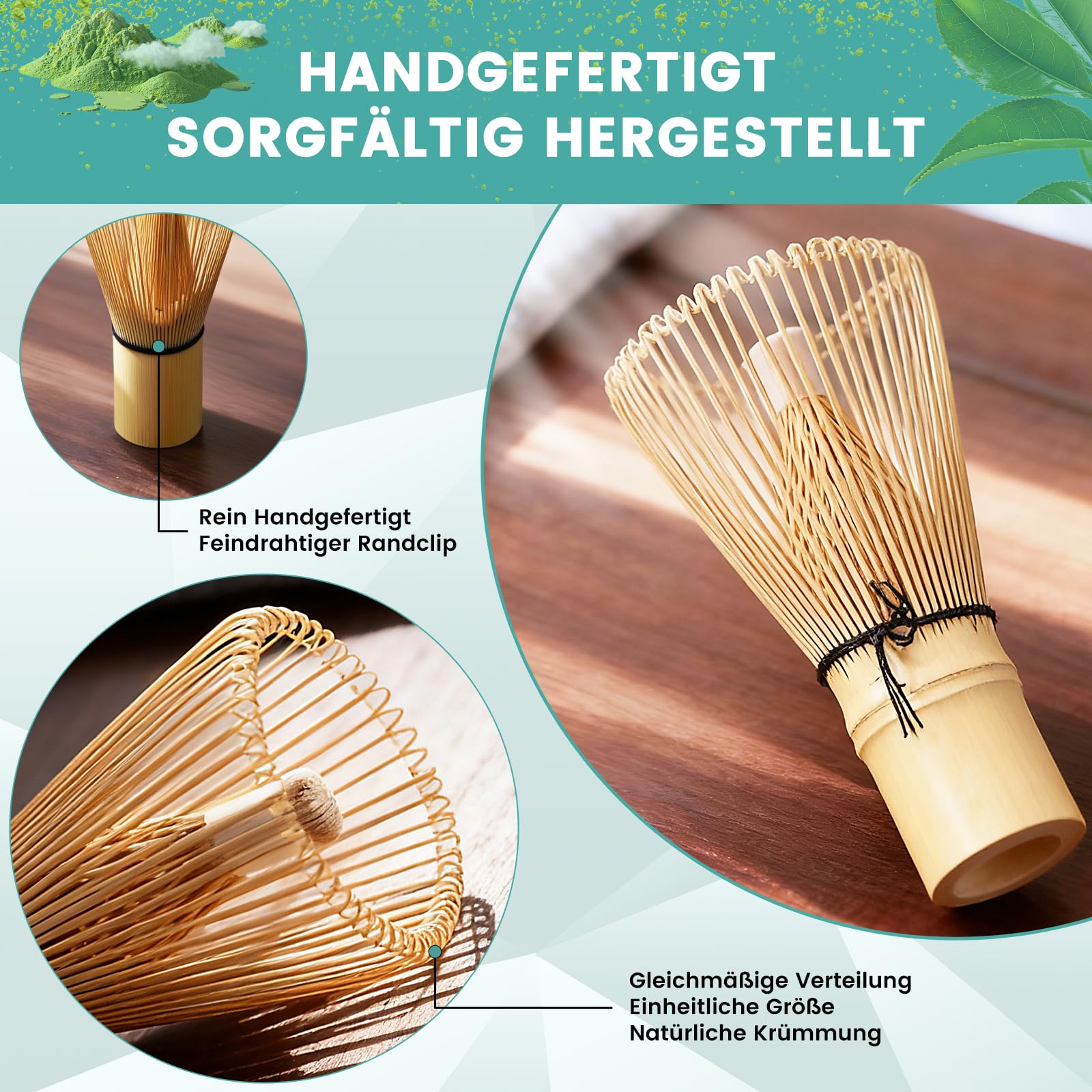Matcha Set - Matcha Tea Kit met 7-delige matcha set met