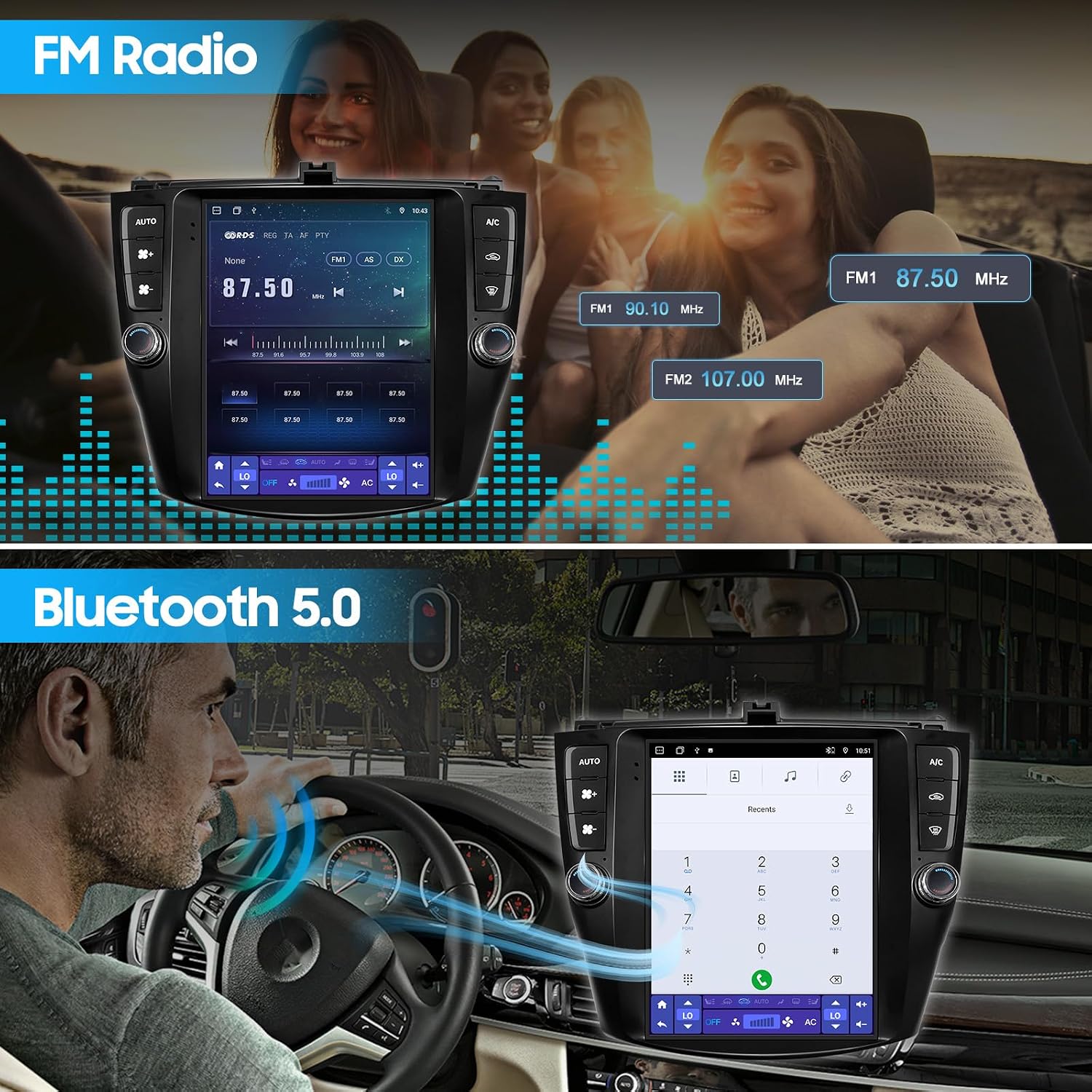 9"" Car Stereo Radio Kit for Honda Accord03-07