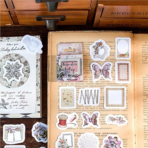 Miniatura 3 de Calcomanías para álbumes de recortes, 2 cajas90 unidades, calcomanías de sellado DIY Deco para álbum, botellas de agua, caja de regalo, cuaderno,