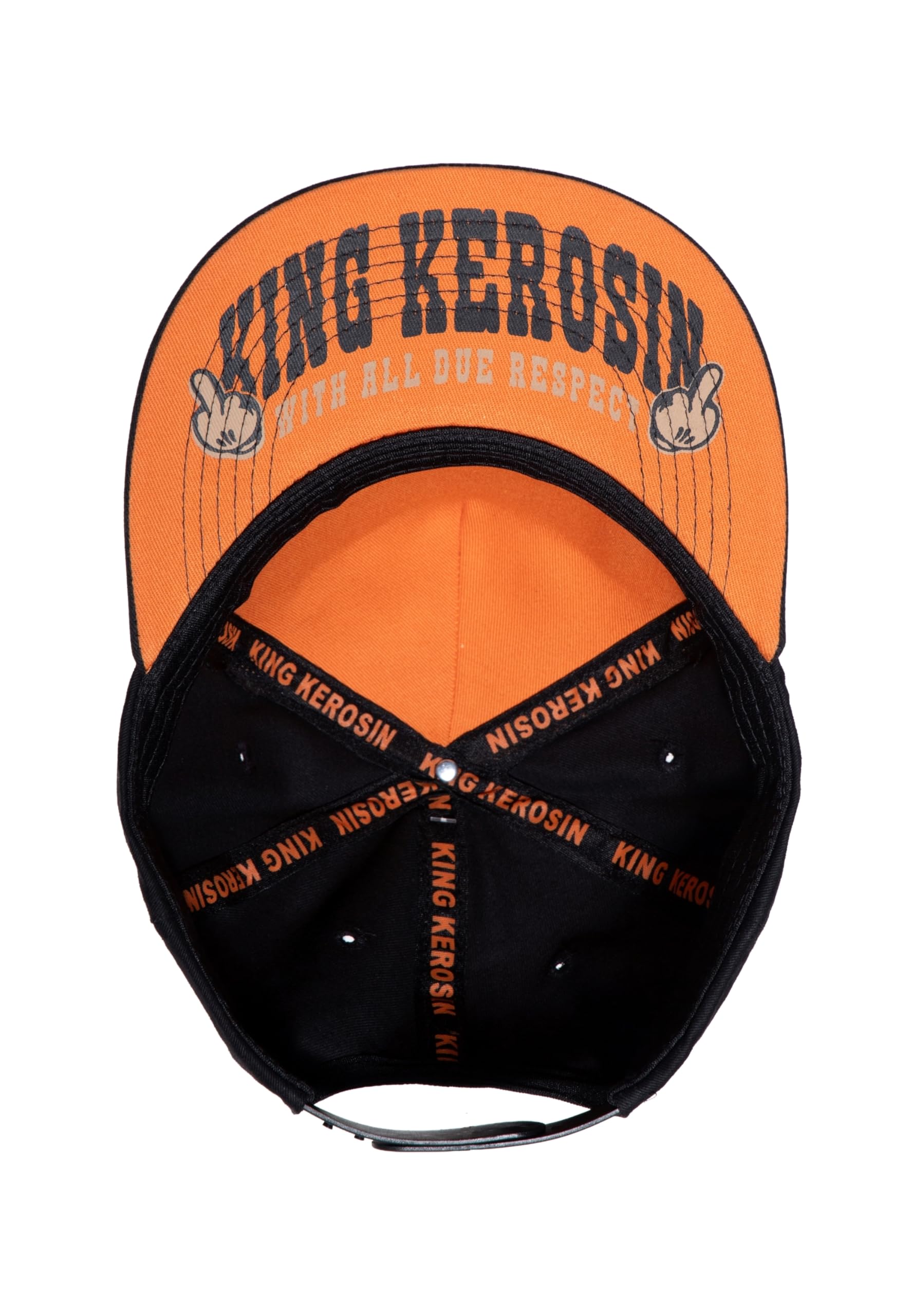 King Kerosin Gorra plana para hombre con parche bordado en 3D Titties, Beer & Choppers