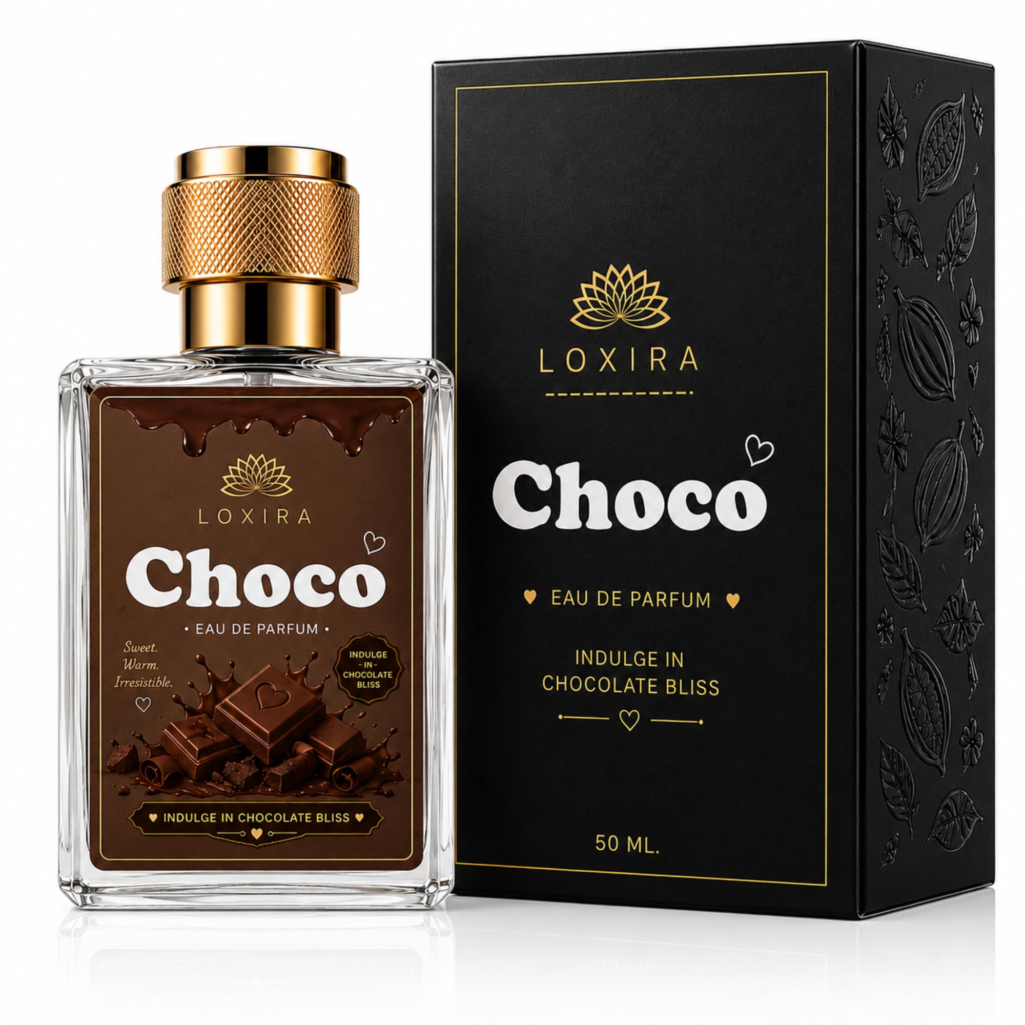 Choco Eau De Parfum 50ML | Long Lasting Chocolate Perfume for Women & Men | Sweet Warm Gourmand Fragrance Spray | Luxury Cocoa Vanilla Scent for Daily Wear & Gifting-image-44