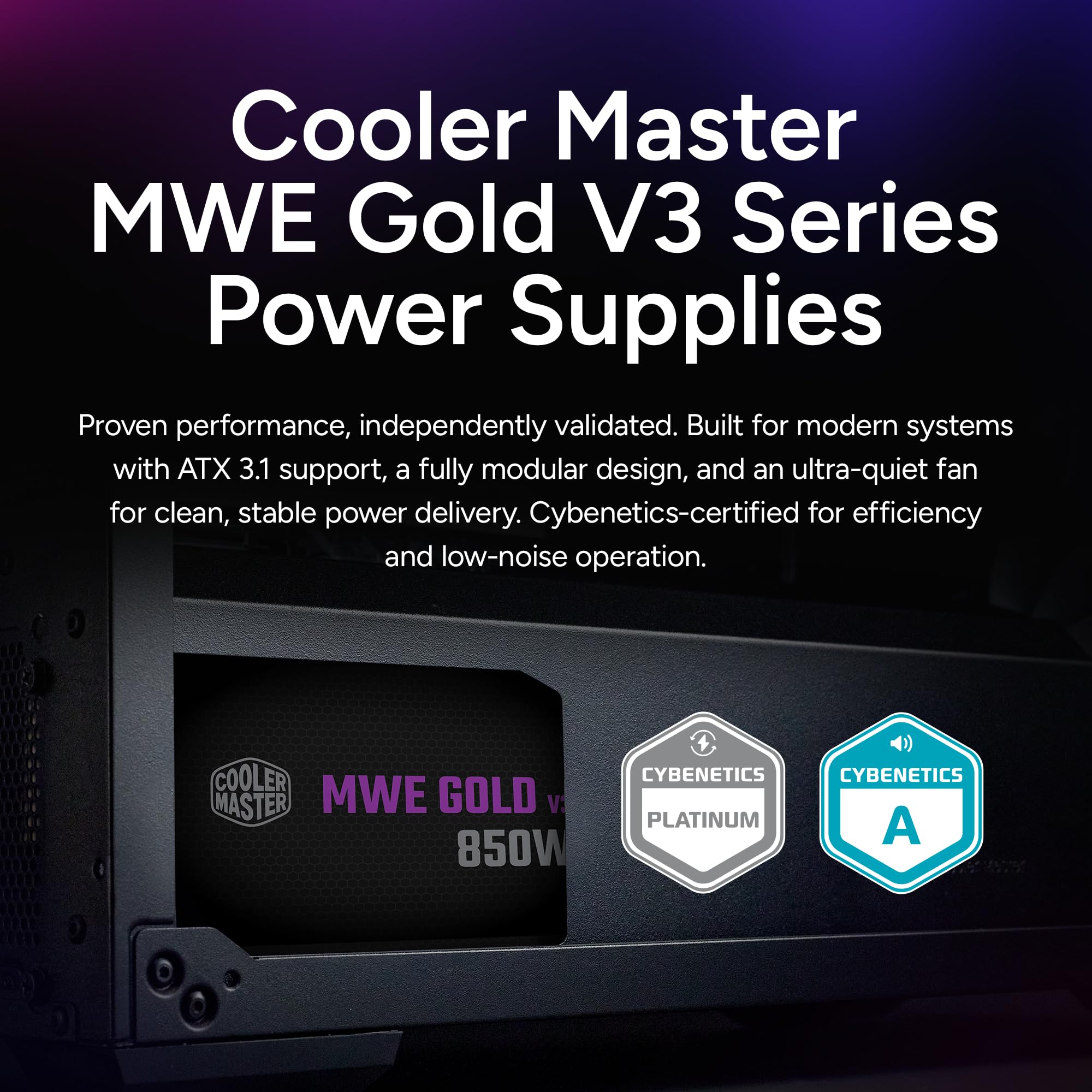 Amazon.com: Cooler Master MWE Gold 850 V3 Fully Modular Power