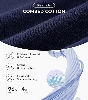 Separatec 7 Pack Men's Boxer Briefs Breathable Soft Cotton Underwear Colorful Everyday Boxer Shorts Multipack with Supportive Dual Pouch