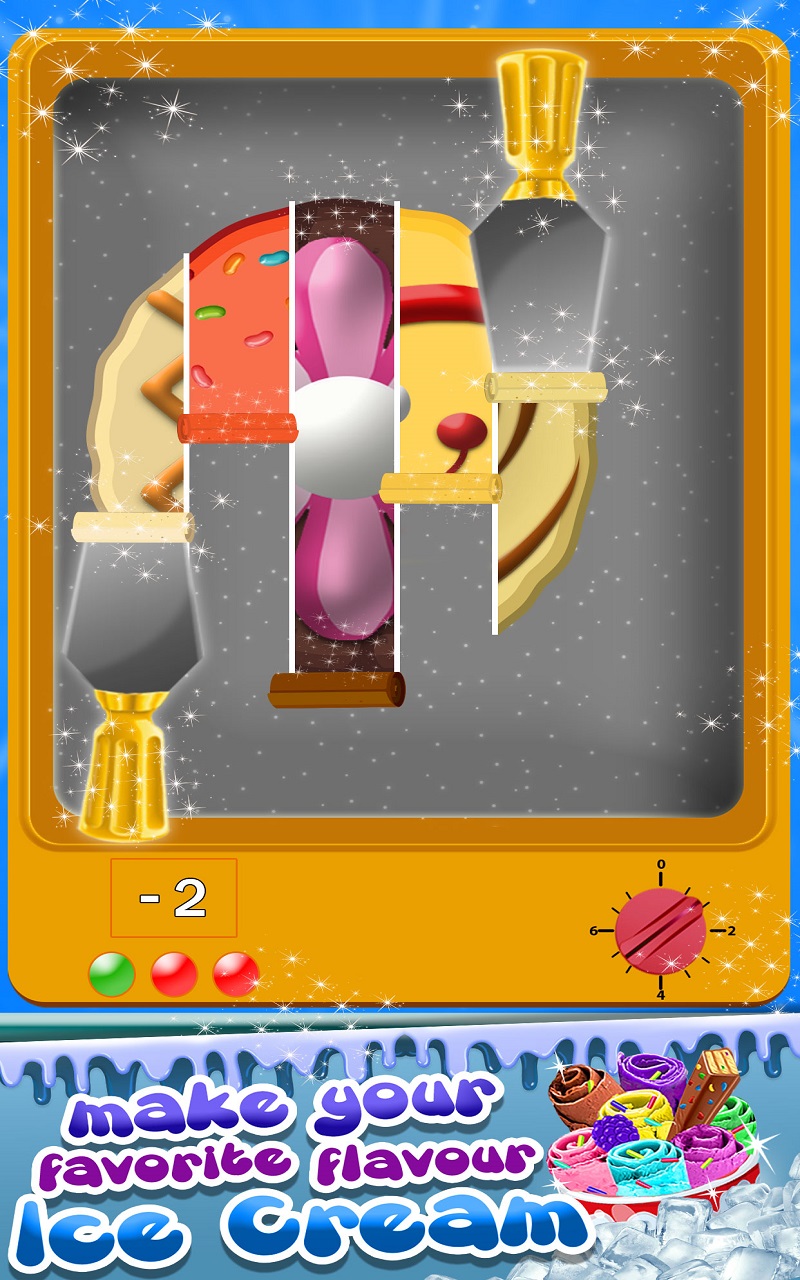 Ice Cream Roll Maker Ice Popsicle & ice cream cone cooking games