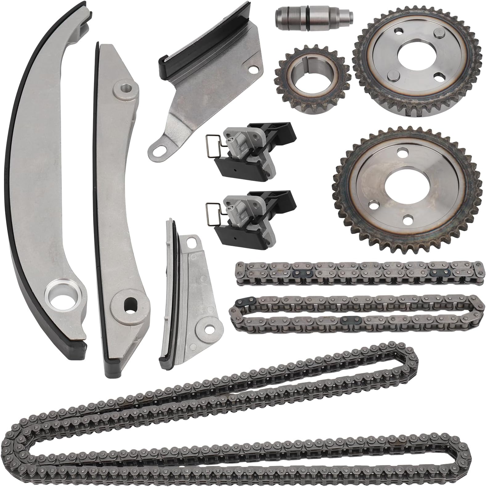 9-0397SA Engine Timing Chain Kit 2005-2006 for Chrysler 300,02-04 Concorde 02-04 Intrepid 05-06 Sebring, 2002-2004 for Dodge Charger 2005-2006 Magnum Stratus V6 2.7L DOHC