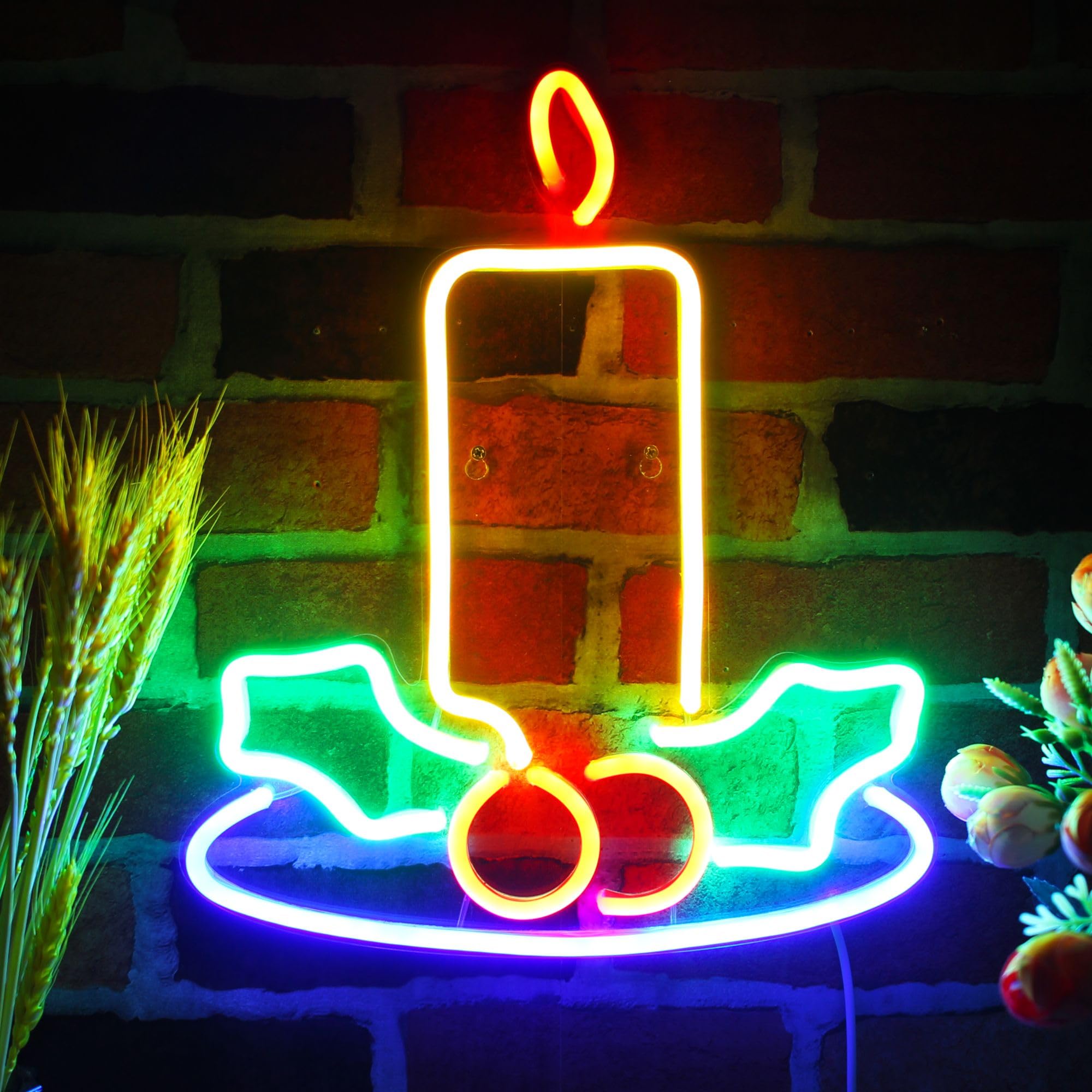 ADVPRO Letrero de neón LED de silicona flexible de Navidad – Multicolor 3 – st16s66-fnu0138-m3