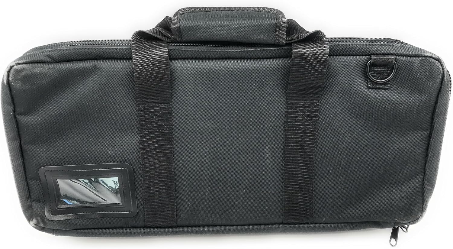 Canvas Knife Bag 3-level Storage Case, Black Knife Bags for Chefs Professional