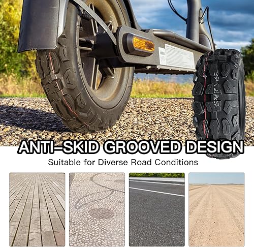 Miniatura 5 de Neumático de vacío todoterreno 9065-6.5, neumático de repuesto de 11 pulgadas, con válvula de aire de neumático, para scooter Dualtron Zero 11X