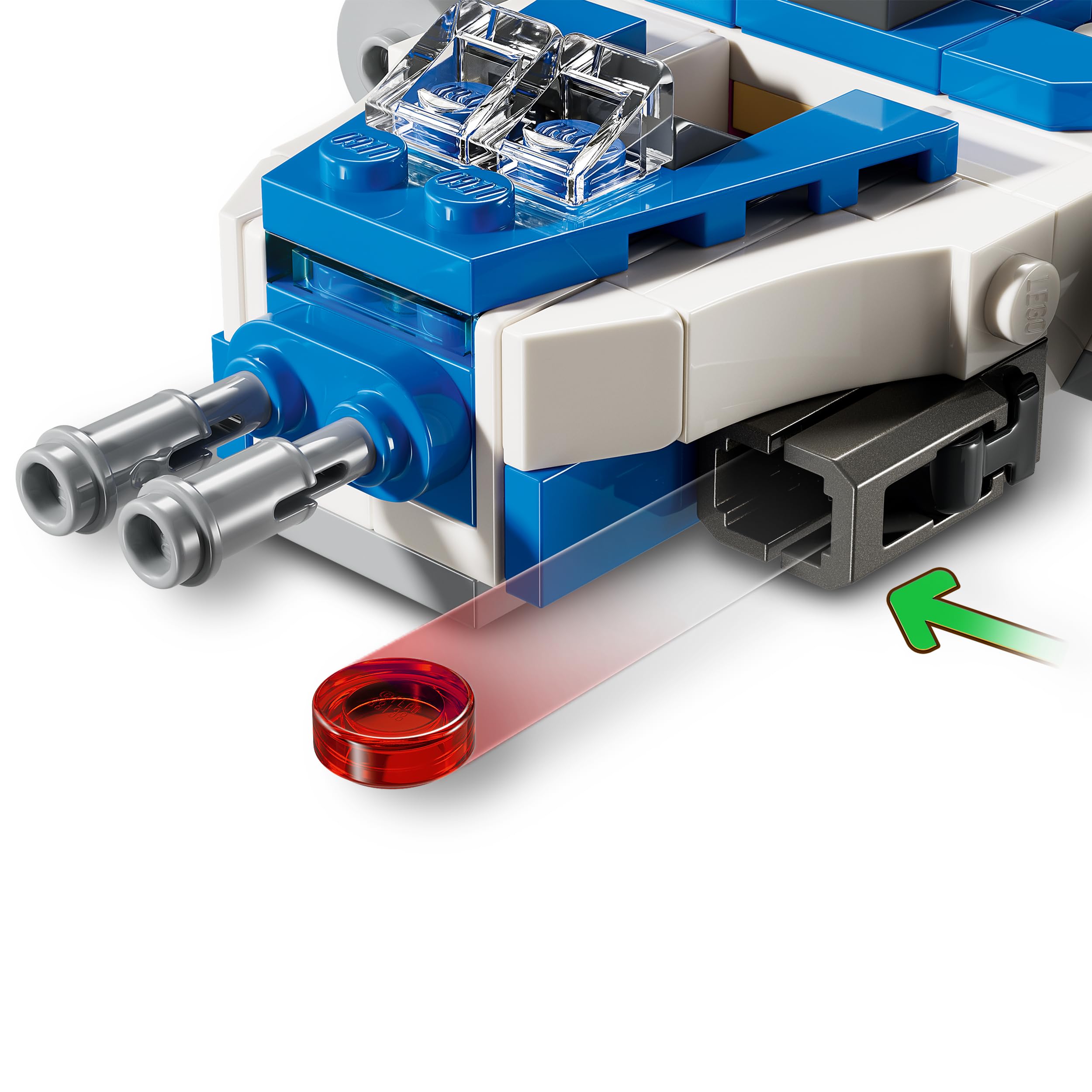 Lego Star Wars: As guerras Clone Microfighter: asa Y do capitão