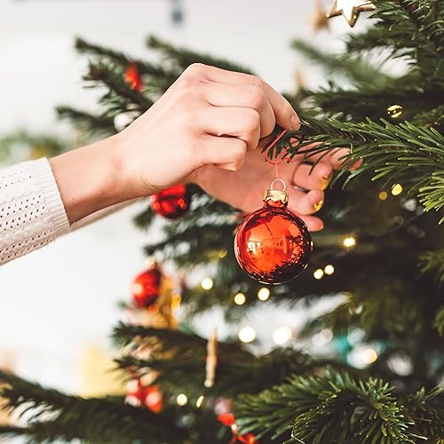 Miniatura 9 de OCTERIC 300 ganchos de metal para adornos de Navidad, ganchos en forma de C para árboles, bolas, decoraciones colgantes de Navidad (verde)