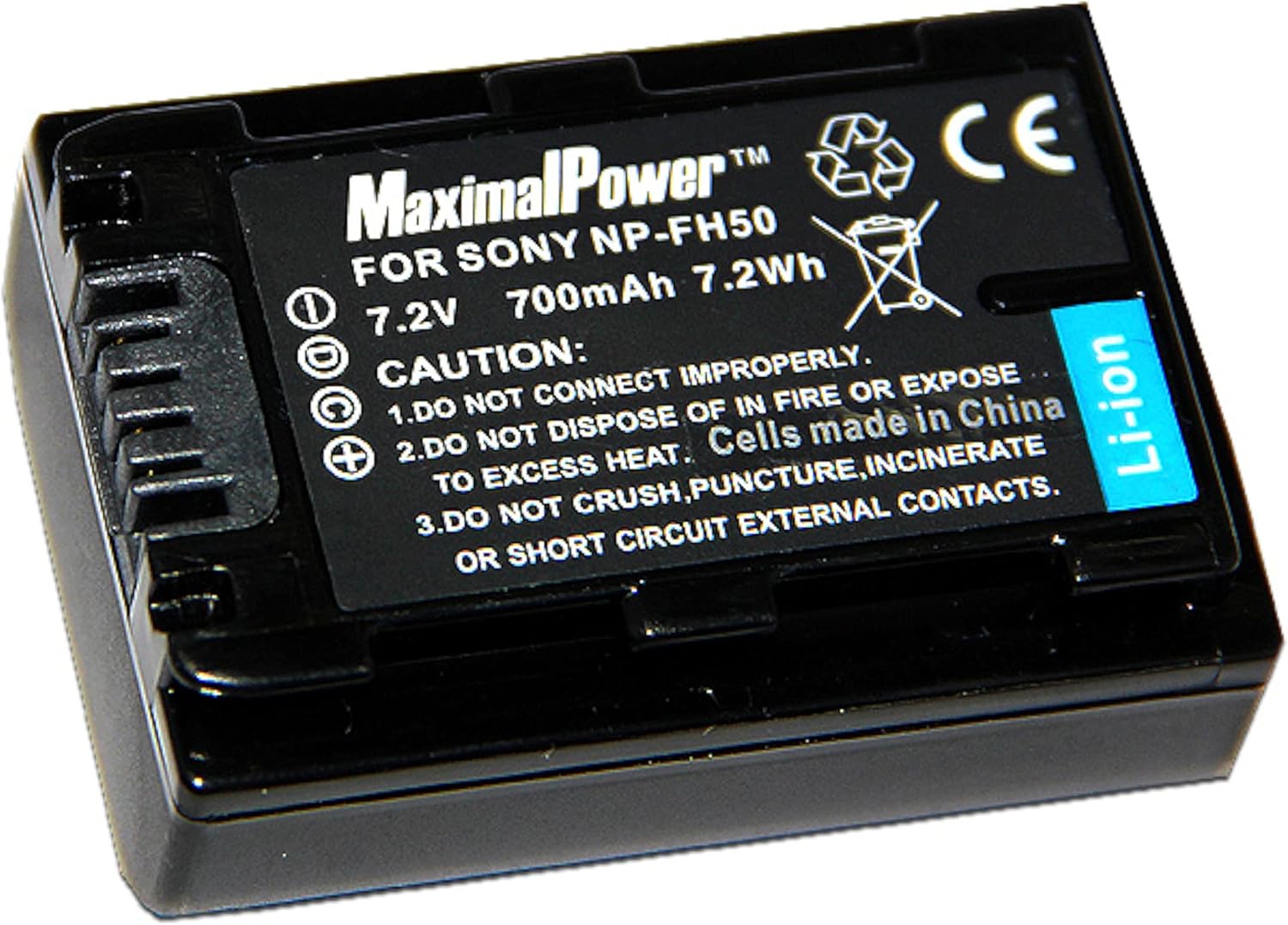 Amazon.com: MaximalPower NP-FH50 Battery for Sony NP-FH30,NP-FH40,NP ...