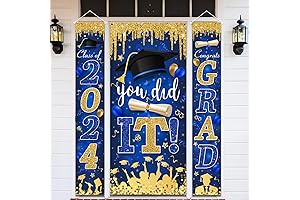 Congrats Grad Door Banner and You Did It Graduation Door Cover
