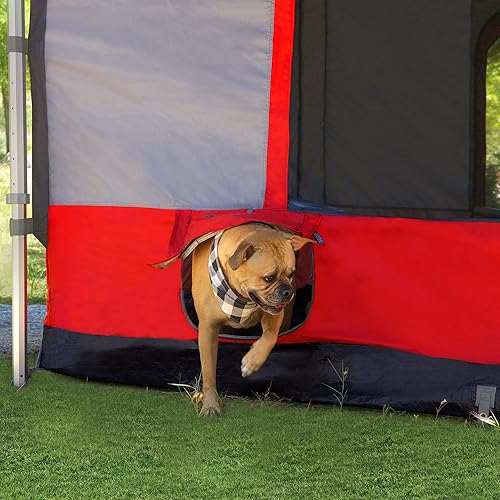 Miniatura 4 de E-Z UP - Campamento en cubo 6.4, convierte el toldo de patas rectas de 10 pies en una tienda de campaña, diseño Punch