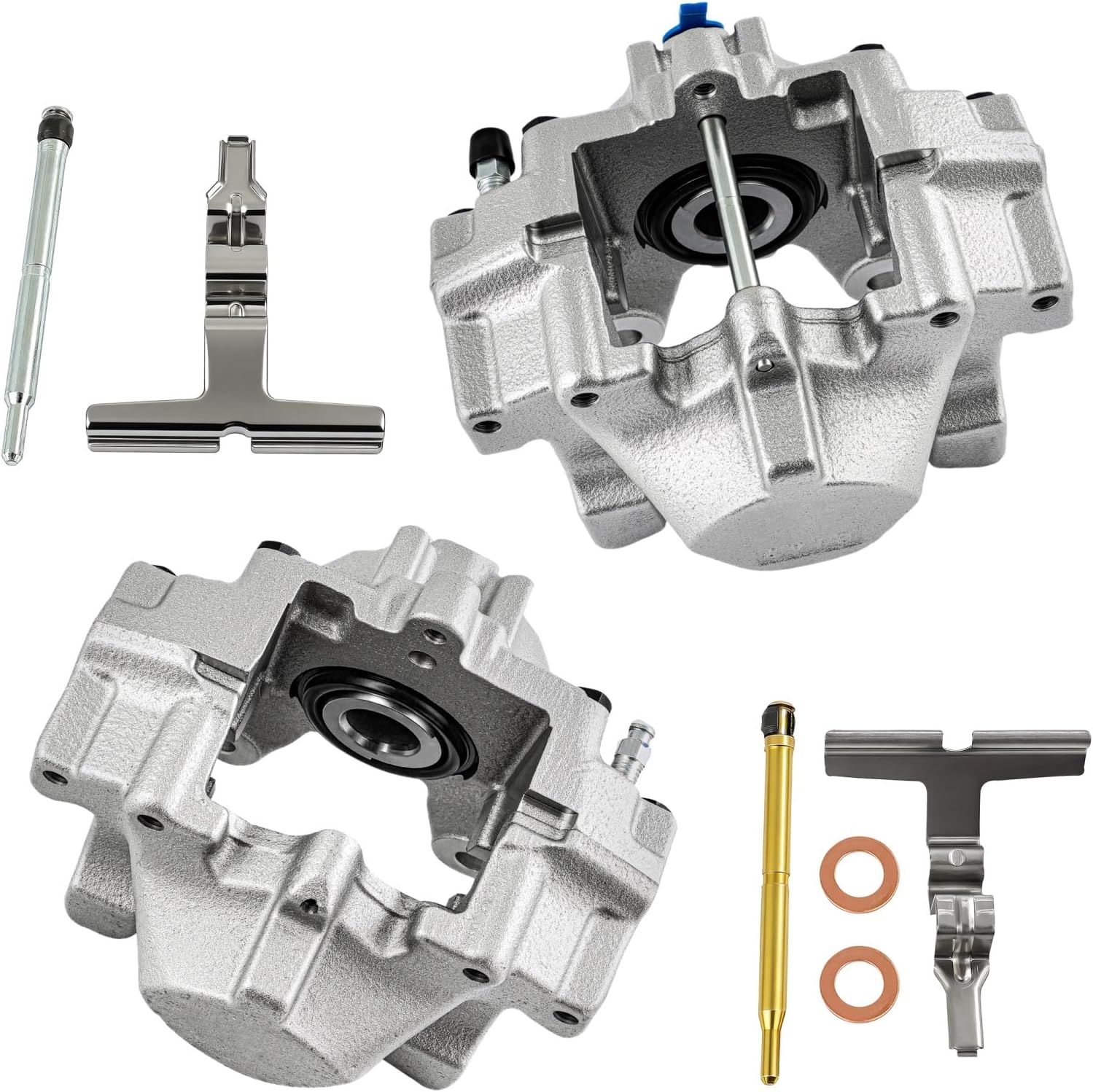 cciyu Rear Left & Right Brake Calipers Assembly 192883 192882 For Mercedes-Benz 1996-2011