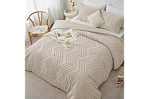 CozyLux Twin/Twin XL Size Comforter Set Beige