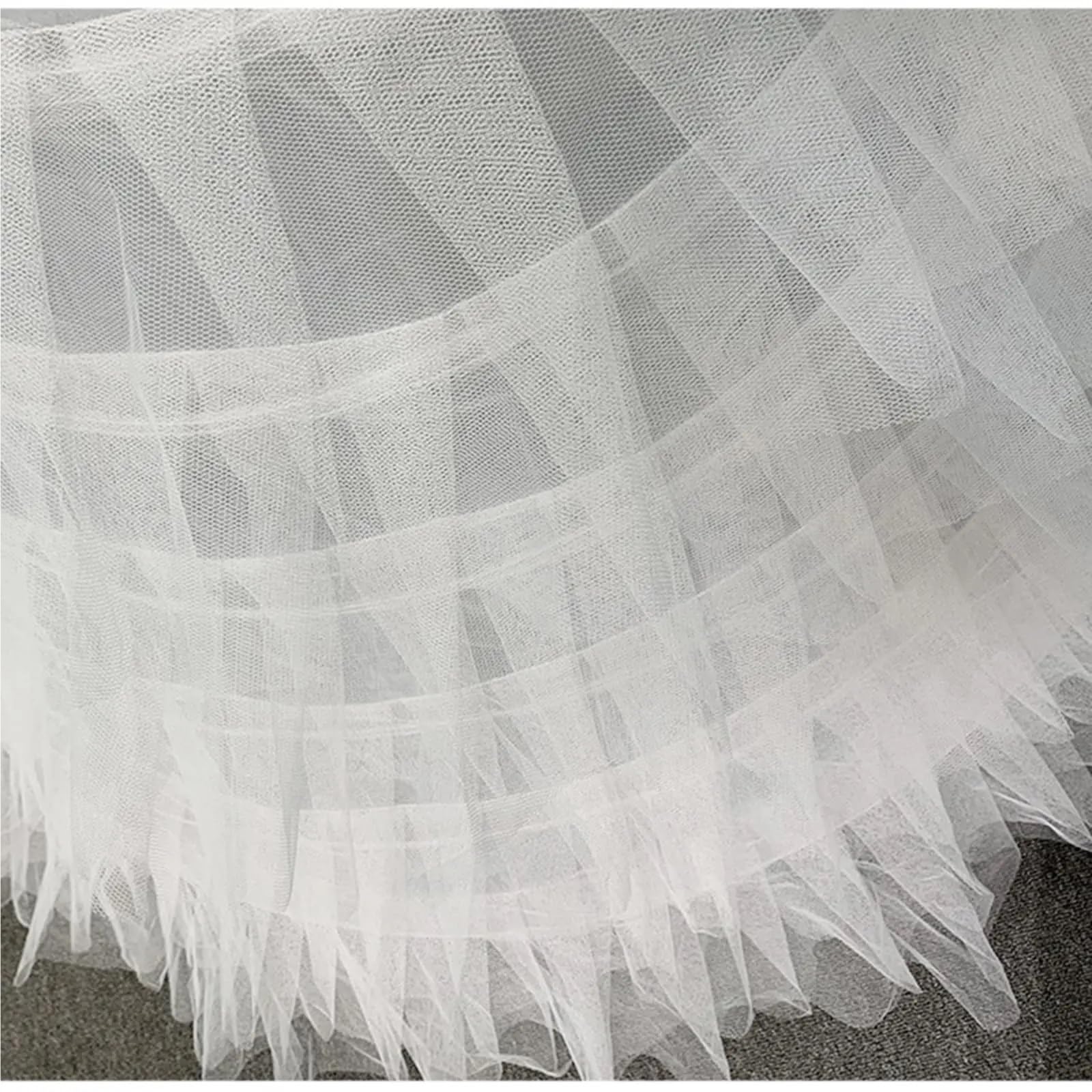 Jupon Sous Robe Femme Jupon de mariée blanc avec cerceaux et accessoires mariage