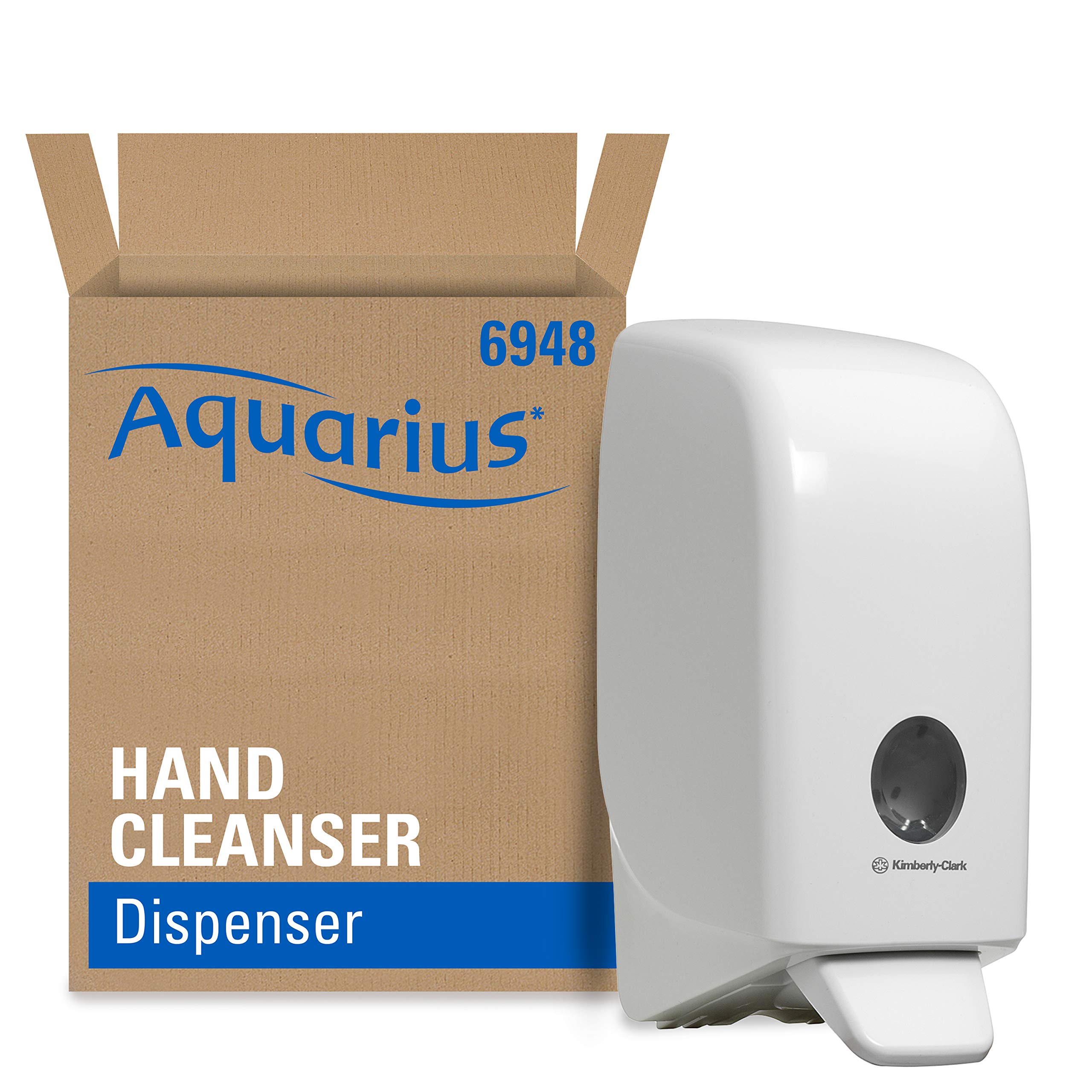 Aquarius Seifen-Spender 6948 – 1 x wandmontierter Seifenspender für Handseife + Scott Essential Schaum-Seife für die tägliche Verwendung 6340